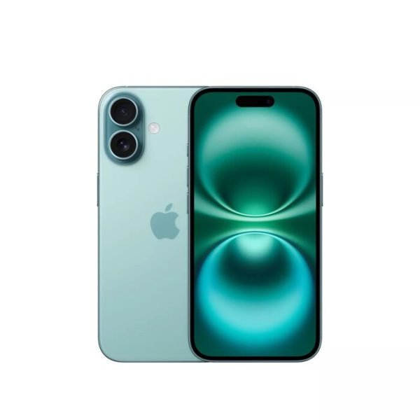 Smartphone Apple iPhone 16, 6.1" display, 128GB, Teal