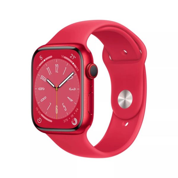 Apple Watch Series 8 OLED 45 mm Digital 396 x 484 pixels Touchscreen 4G Red Wi-Fi GPS (satellite)