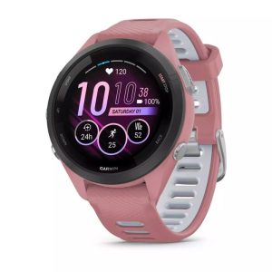 Garmin Forerunner 265S 2.79 cm (1.1") AMOLED 42 mm Digital 360 x 360 pixels Touchscreen Black, Pink Wi-Fi GPS (satellite)