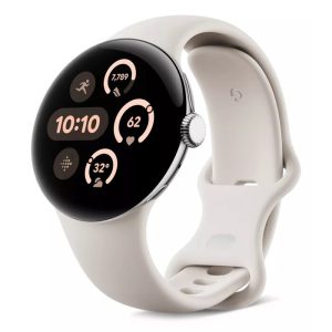 Google Pixel Watch 3 AMOLED 41 mm Digital Touchscreen 4G Silver Wi-Fi GPS (satellite)