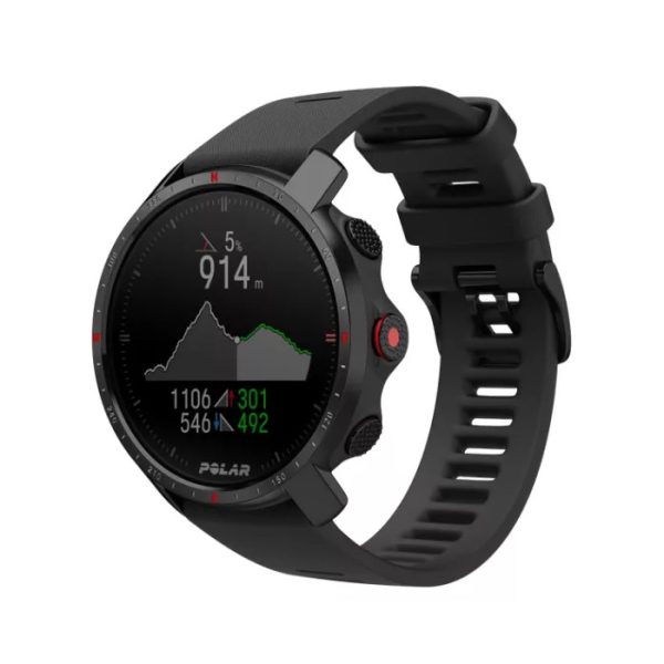 Polar Grit X Pro Titan 3.05 cm (1.2") MIP 47 mm Digital 240 x 240 pixels Touchscreen Black GPS (satellite)