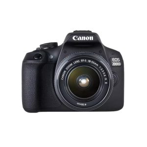 Canon EOS 2000D + EF-S 18-55mm f/3.5-5.6 IS II + EF 75-300mm f/4-5.6 III SLR Camera Kit 24.1 MP CMOS 6000 x 4000 pixels Black