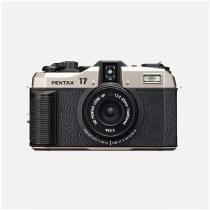 Pentax 17 Compact film camera 35 mm Black, Silver